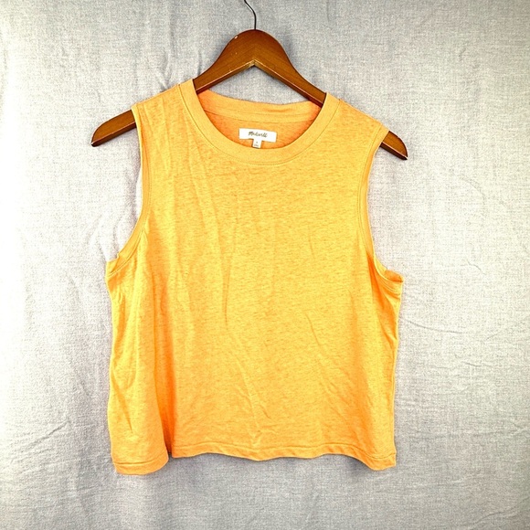 Madewell Crop Muscle Tank - Picture 1 of 4